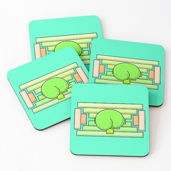 Item preview, Green Stacked thiCC Butt Logo designed and sold by thicc216.