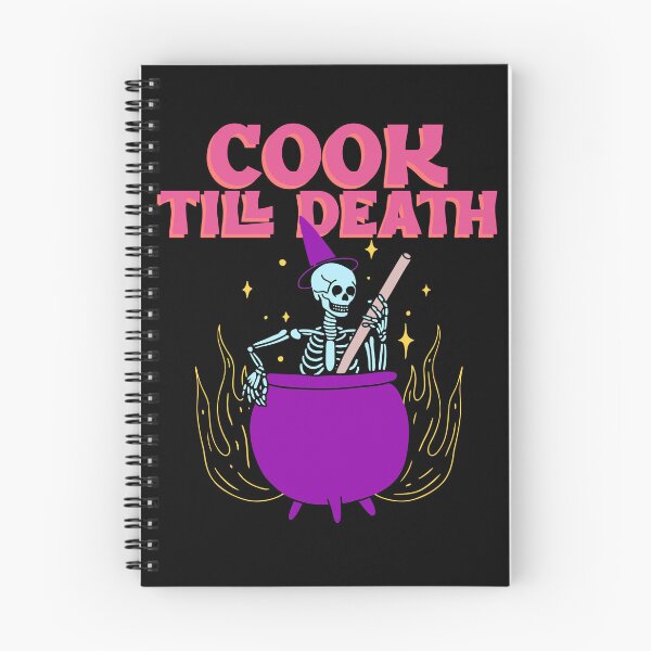 Item preview, Cook Till Death - Halloween cooking-themed  designed and sold by PrintSoulDesign.