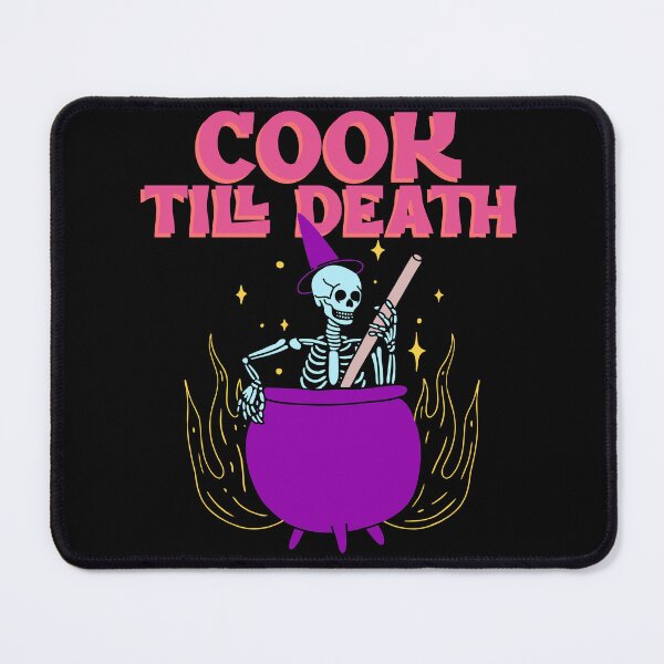 Item preview, Cook Till Death - Halloween cooking-themed designed and sold by PrintSoulDesign.