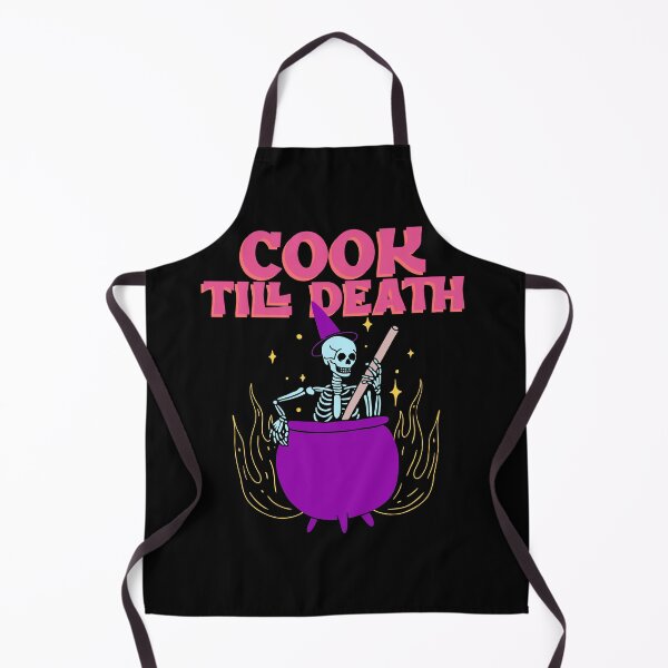 Item preview, Cook Till Death - Halloween cooking-themed  designed and sold by PrintSoulDesign.