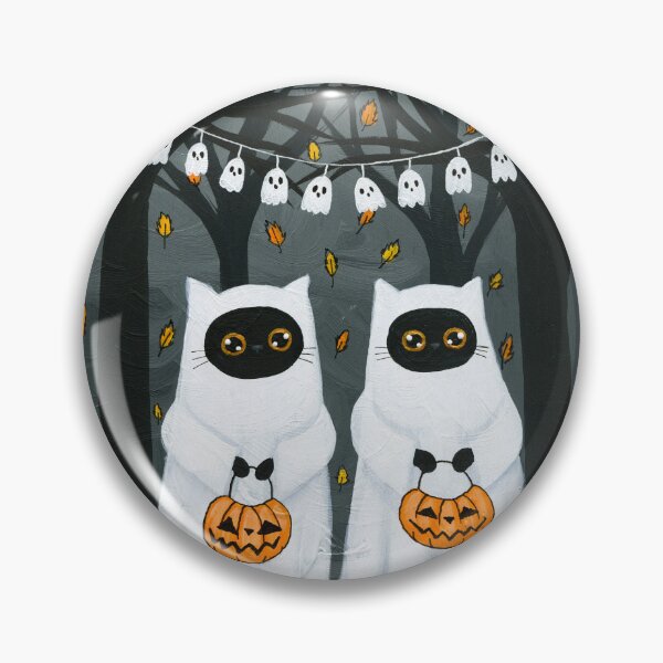 Item preview, Spooky Ghosty Twins designed and sold by KilkennyCat Art.