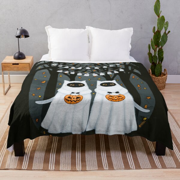 Item preview, Spooky Ghosty Twins designed and sold by KilkennyCat Art.