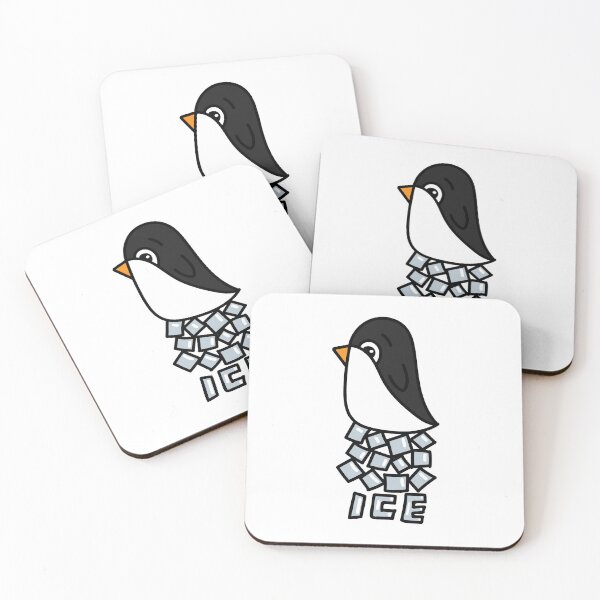 Item preview, Penguin on the ice.  Cute cartoon polar character. designed and sold by Creavision.