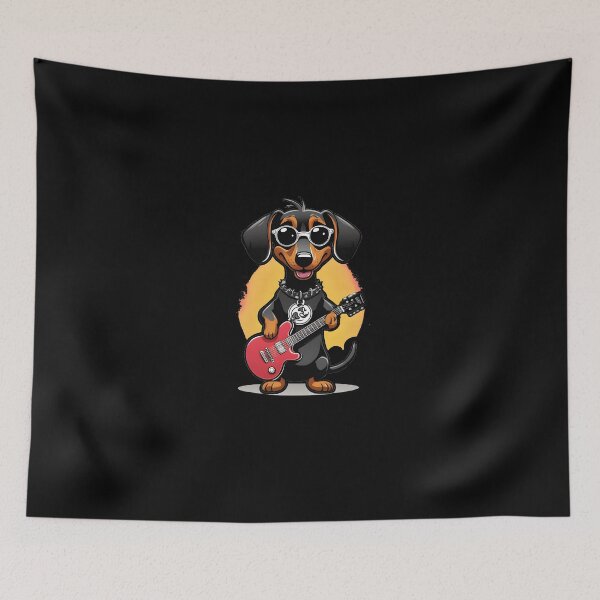 Item preview, Guitar Heroes - Dachshund IV designed and sold by DevemDavam.