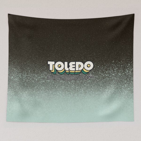 Item preview, Toledo, Ohio | Retro Stripes designed and sold by retroready.