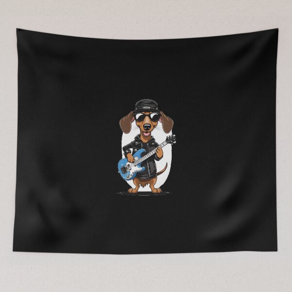 Item preview, Guitar Heroes - Dachshund I designed and sold by DevemDavam.
