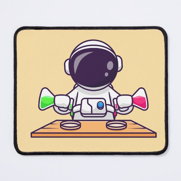 Item preview, Cosmic Discovery: Cute Astronaut Scientist in Lab Cartoon Vector Icon Illustration designed and sold by hjian8219.