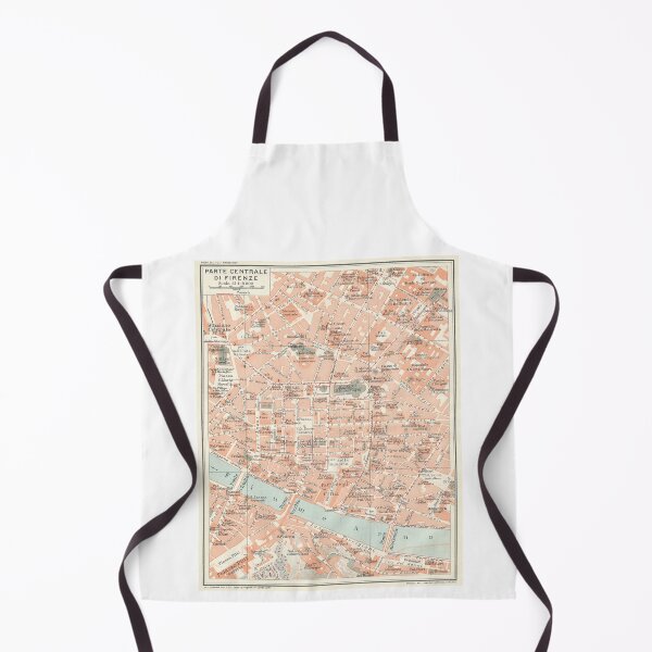 Item preview, Florence Italy 1927 Map Print designed and sold by VoyagerVintage.
