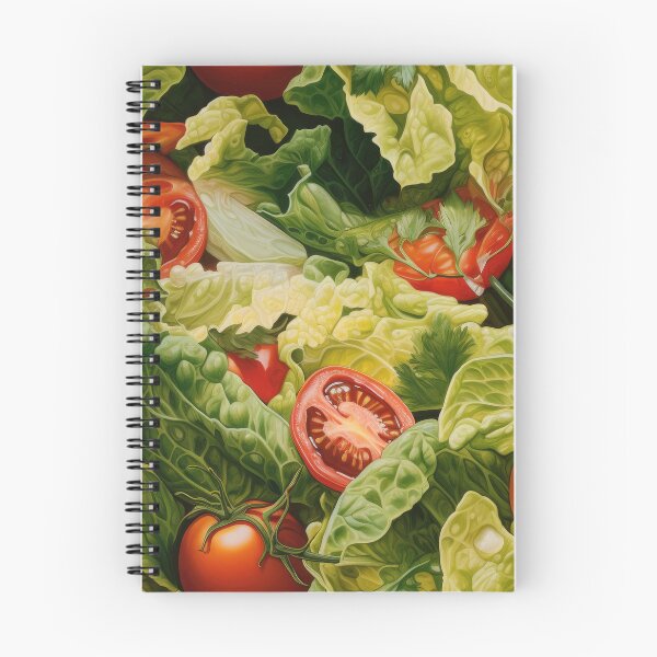 Item preview, Green Garden Salad Pattern designed and sold by Shannon Hilson.