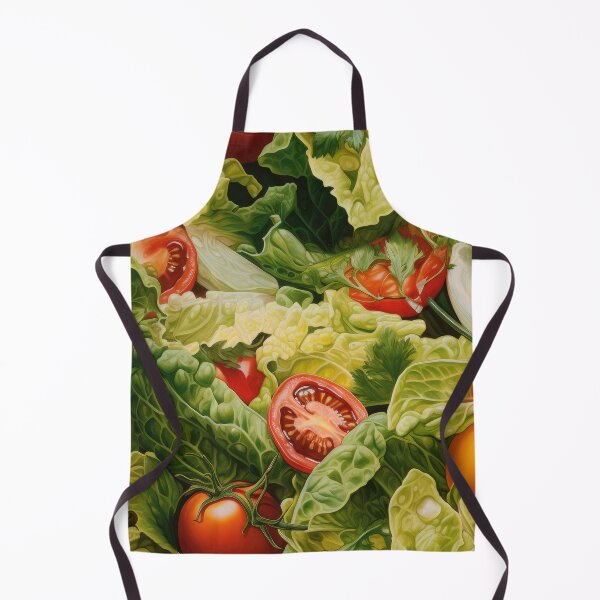 Item preview, Green Garden Salad Pattern designed and sold by Shannon Hilson.
