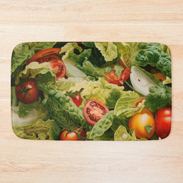 Item preview, Green Garden Salad Pattern designed and sold by Shannon Hilson.