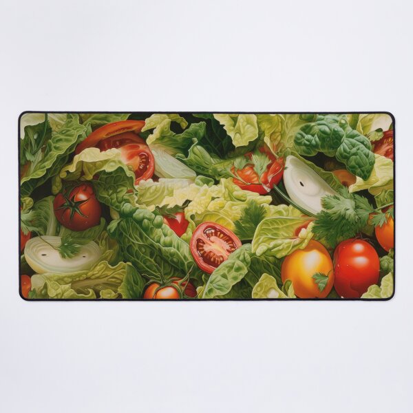 Item preview, Green Garden Salad Pattern designed and sold by Shannon Hilson.