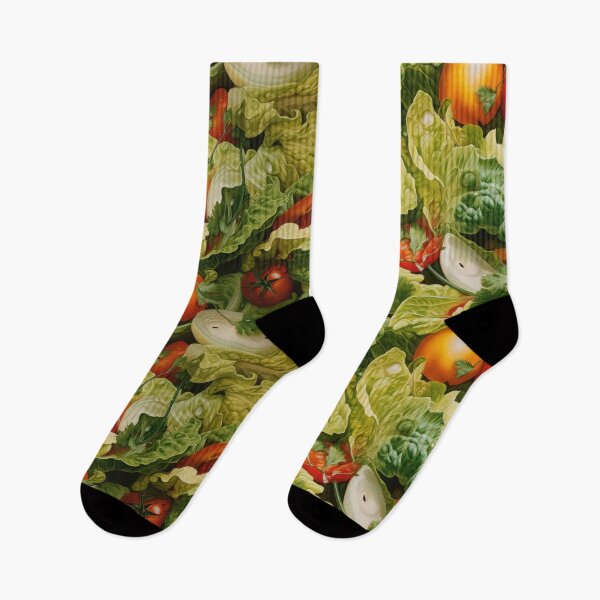 Item preview, Green Garden Salad Pattern designed and sold by Shannon Hilson.