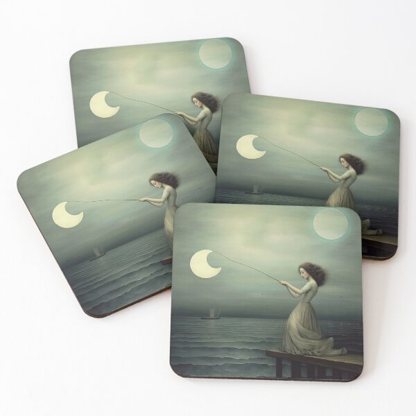 Item preview, Fishing for the Moon designed and sold by Sasha Art Gallery.