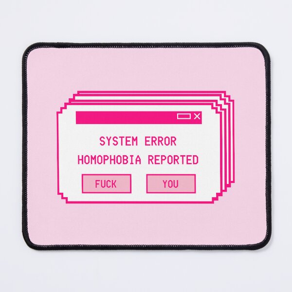 Item preview, System Error Homophobia Reported designed and sold by Psychopasta.