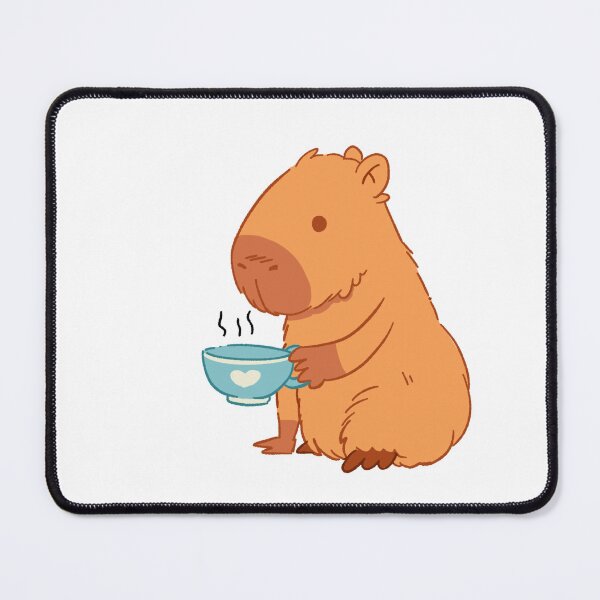 Item preview, Capybara with a Tea Cup  designed and sold by Rojasole.