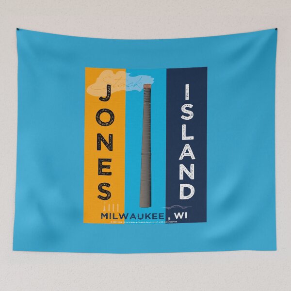 Item preview, Jones Island Smokestack • Milwaukee, WI designed and sold by MKE Rhine Maiden  •  Grumble Services, LLC..