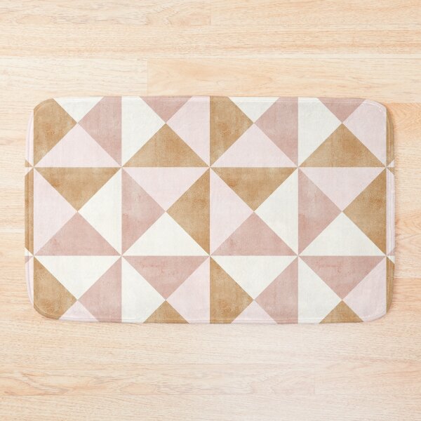 Item preview, Triangle Geometric - Pink & Orange designed and sold by Sarah Thorpe Designs .