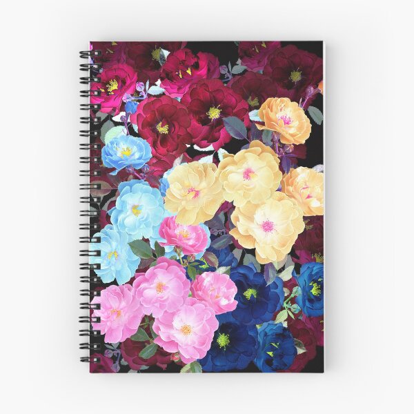 Item preview, Magical colorful rose pattern designed and sold by Dusanka Djeric.