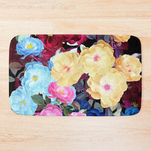 Item preview, Magical colorful rose pattern designed and sold by Dusanka Djeric.