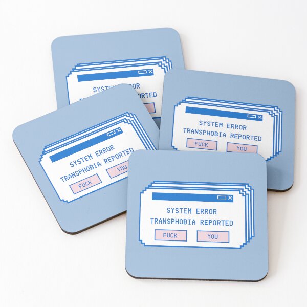 Item preview, System Error Transphobia Reported designed and sold by Psychopasta.