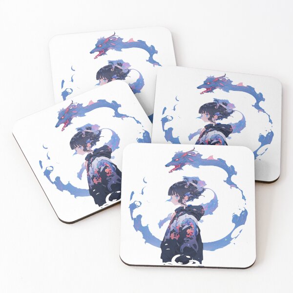 Item preview, Japanese Fantasy / Blue Dragon Girl Anime designed and sold by MK3DESIGN.