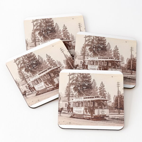 Item preview, Natatorium Park and Broadway Ave Streetcar - Spokane c. 1892 designed and sold by Daniel Hagerman.