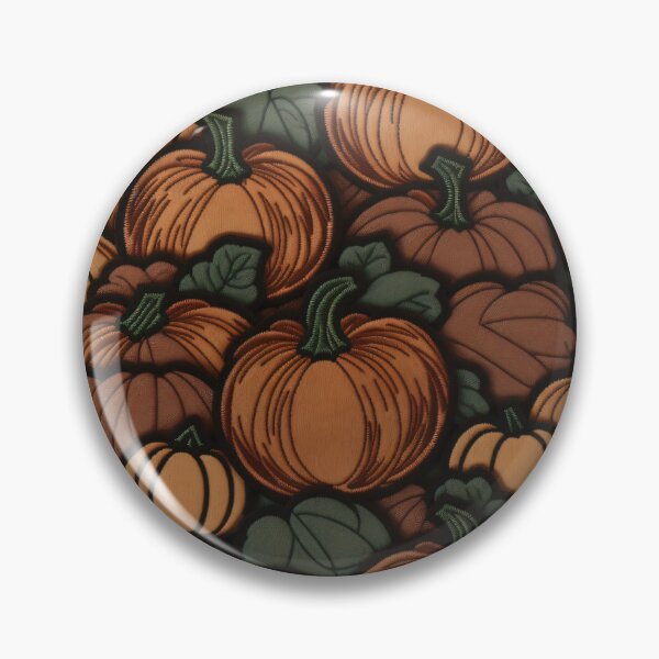 Item preview, embroidered pumpkins 2 designed and sold by creativemintart.