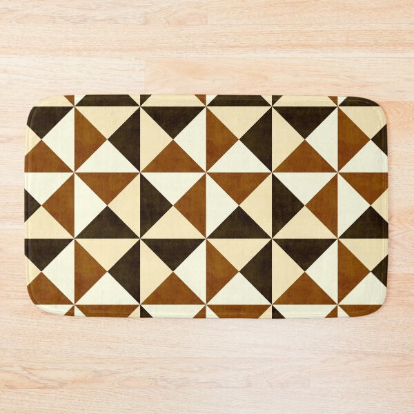 Item preview, Triangle Geometric - Conker Brown designed and sold by Sarah Thorpe Designs .