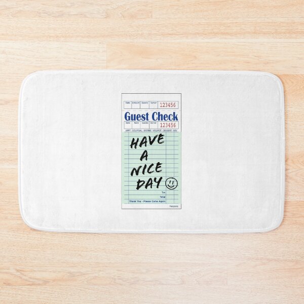 Item preview, Guest Check Have A Nice Day designed and sold by Miriam Abramowitz.