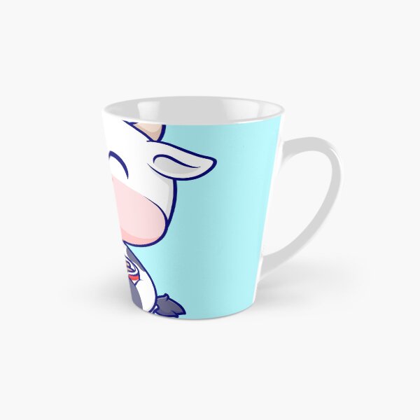 Item preview, The Noodle-Loving Cow: Cute Cow Eating Ramen Noodle Cartoon Vector Icon Illustration designed and sold by hjian8219.
