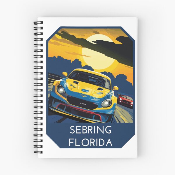 Item preview, Sebring Florida - Twelve Hours of Sebring Vintage Travel Art designed and sold by electricninja.