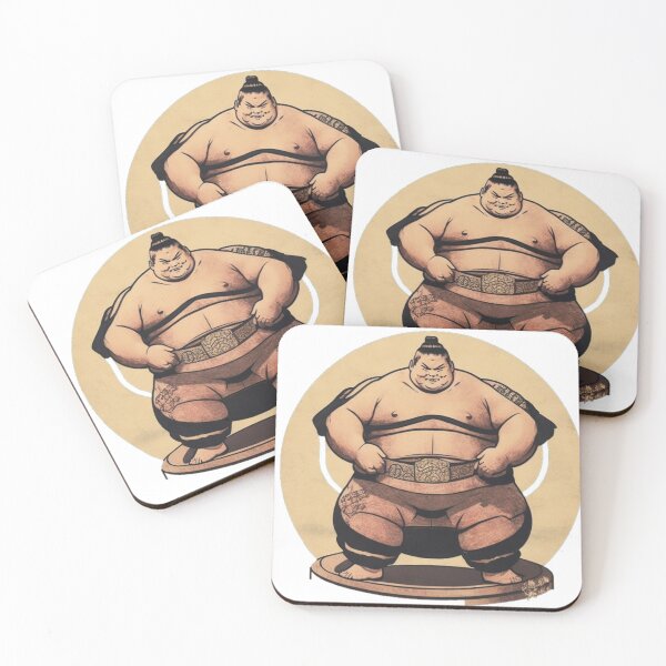 Item preview, Sumo wrestler ukiyoe style designed and sold by Ramen-Tees.