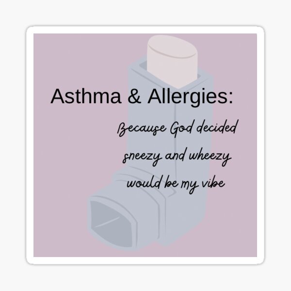 Item preview, Asthma & Allergies Vibe designed and sold by persephone7515.