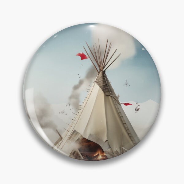 Item preview, Winter Scene Teepee Life on Mars designed and sold by Peter LOPEZ.