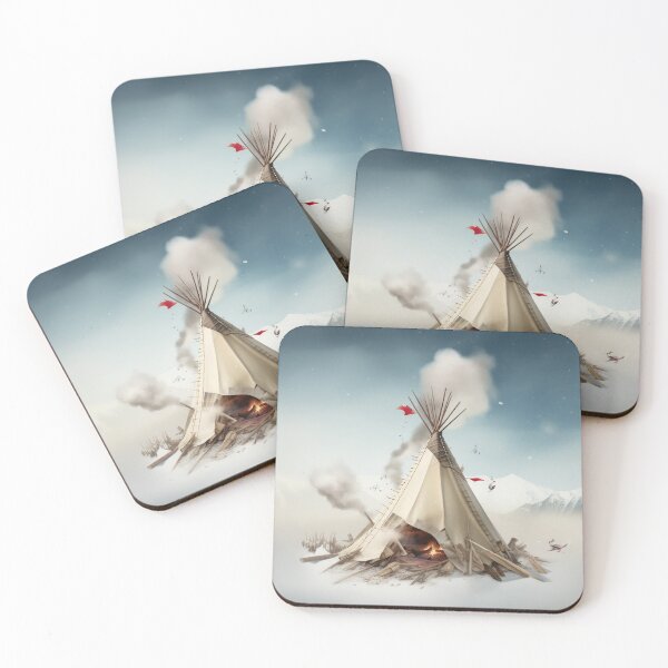 Item preview, Winter Scene Teepee Life on Mars designed and sold by Peter LOPEZ.