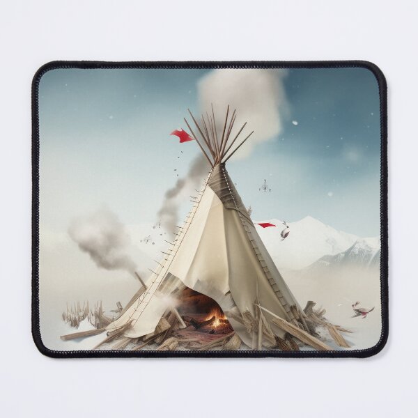 Item preview, Winter Scene Teepee Life on Mars designed and sold by Peter LOPEZ.