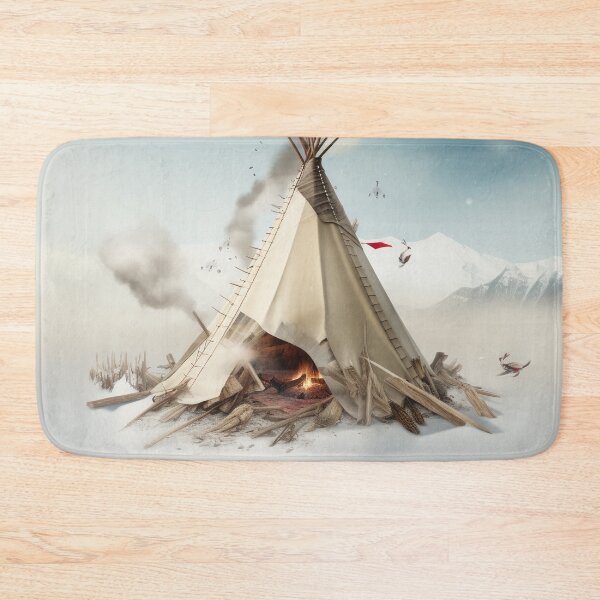 Item preview, Winter Scene Teepee Life on Mars designed and sold by Peter LOPEZ.