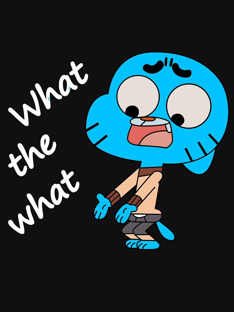 The amazing world of Gumball, Gumball and Darwin, What the what  Sticker  for Sale by karamram