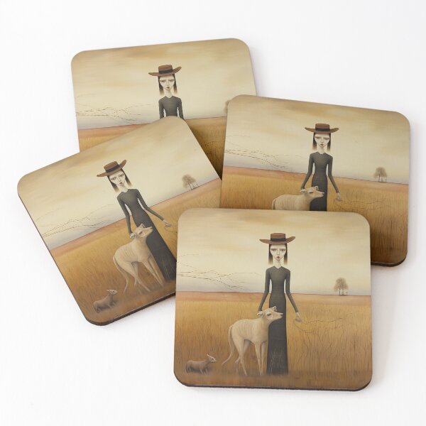 Item preview, Woman and Pets on Grassy Plain designed and sold by YoPedro.