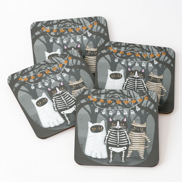 Item preview, Little Trick or Treaters designed and sold by KilkennyCat Art.