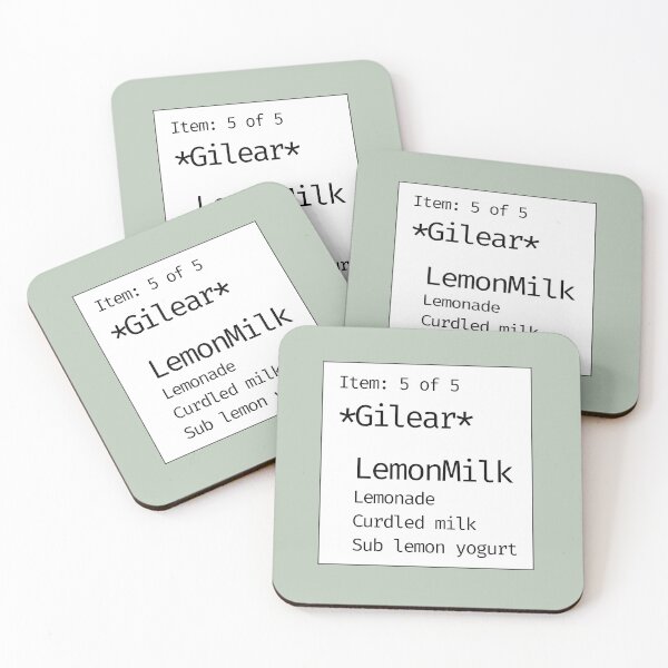 Item preview, Gilear's Lemon Milk Order | Fantasy High designed and sold by dramadelyn.