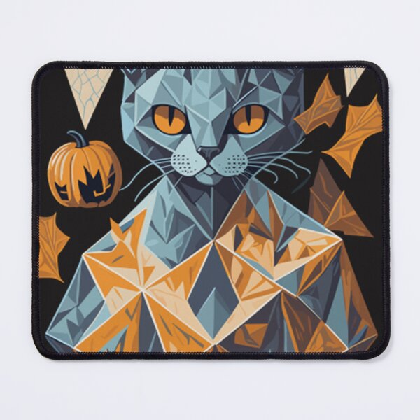 Item preview, Geometric Halloween Cat  designed and sold by BeverlyRJohns.