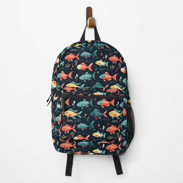 Vista previa del artículo con la obra «Diseño de patrón de peces», diseñado y vendido por Logic72.