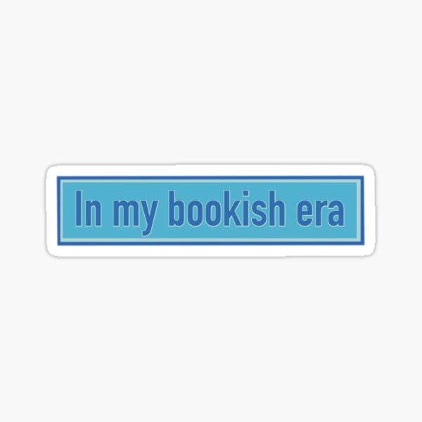 In My Bookish Era Sticker Book Lover Gift Reading Journal Stickers