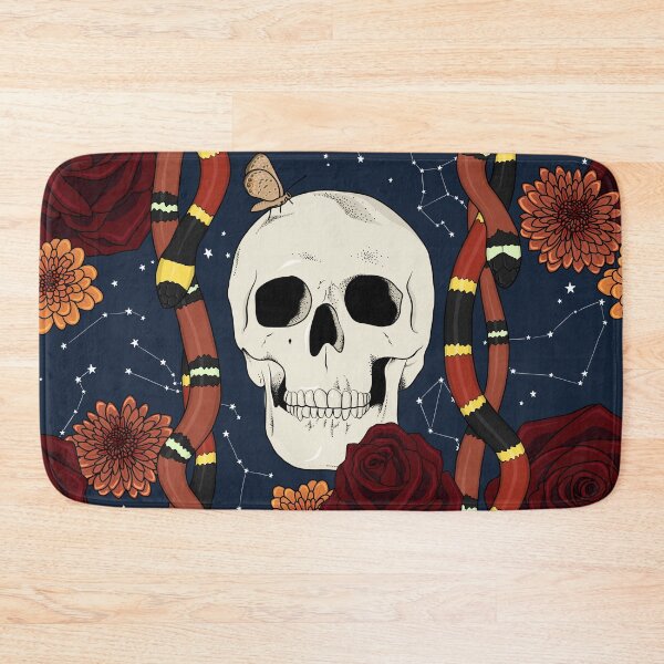 Item preview, Whimsigothic Skulls, Snakes, and Stars designed and sold by Elizabeth Weglein.