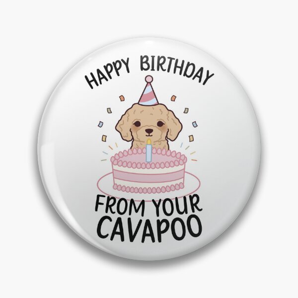 Item preview, Happy Birthday Cavapoo designed and sold by mangomoongifts.