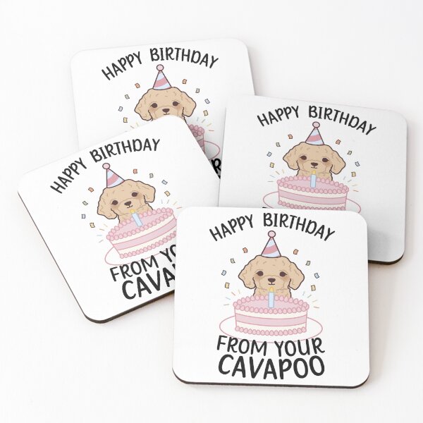 Item preview, Happy Birthday Cavapoo designed and sold by mangomoongifts.