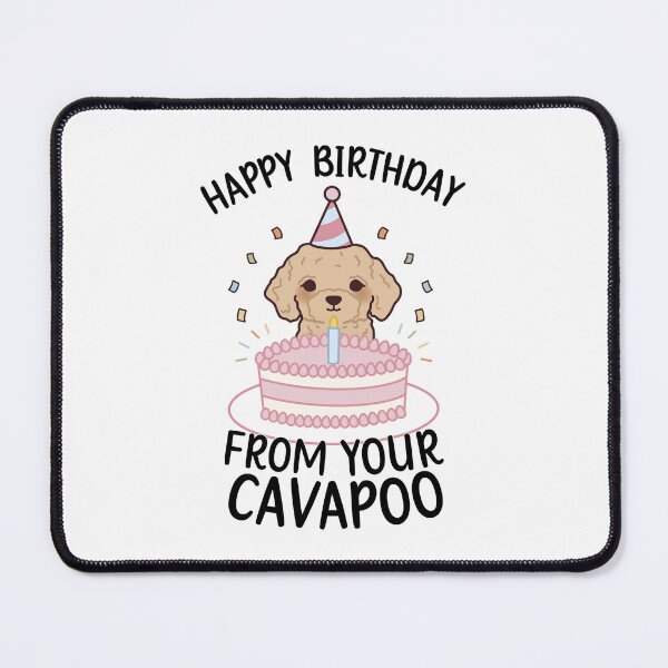 Item preview, Happy Birthday Cavapoo designed and sold by mangomoongifts.