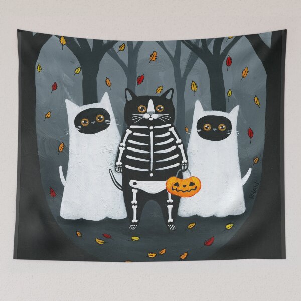 Item preview, Spooky Trick or Treat designed and sold by KilkennyCat Art.